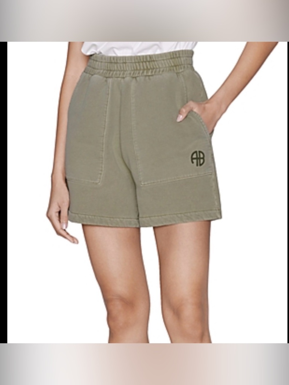 Women’s Anine Bing Kelsie Green Shorts